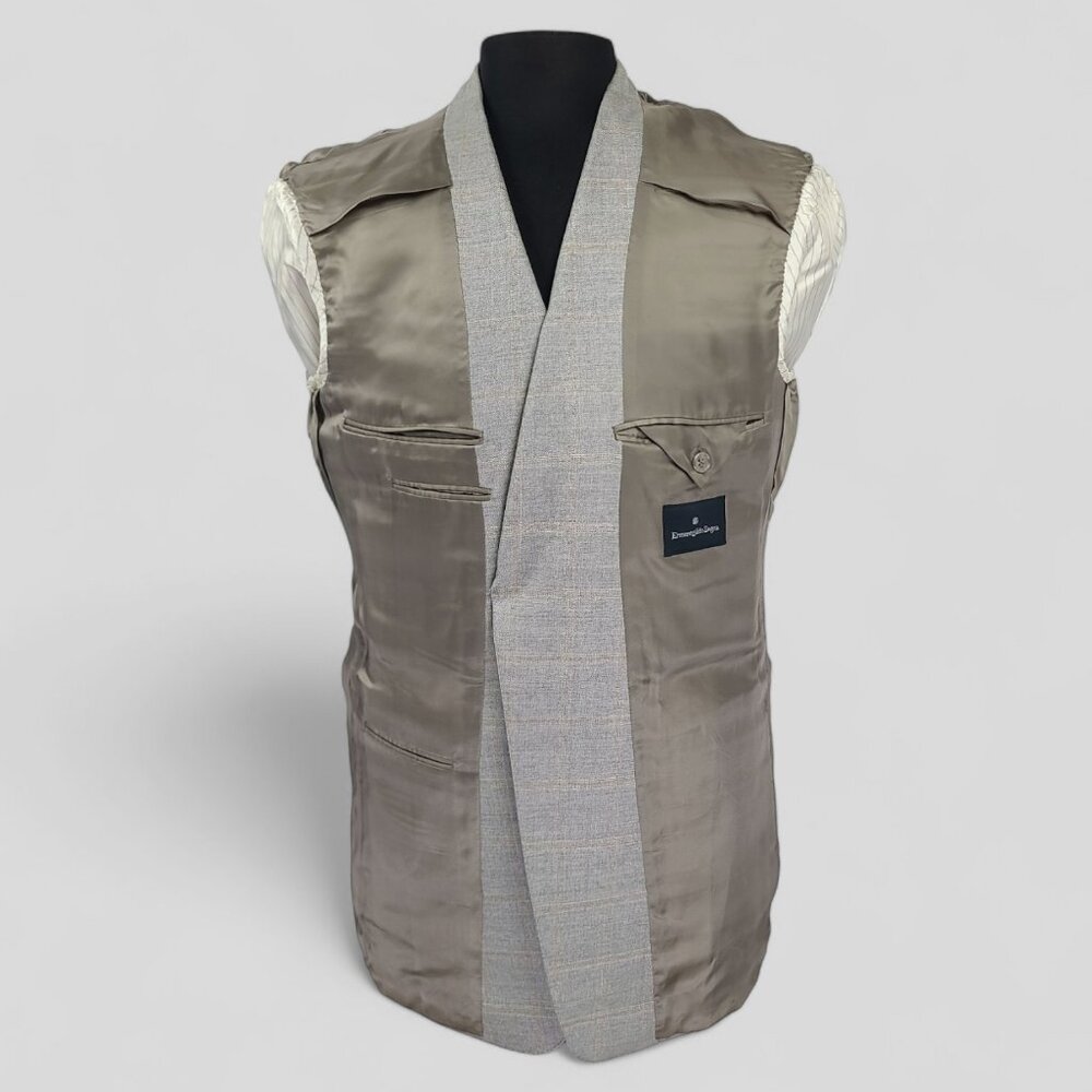 Ermenegildo Zegna 40R Wool 2 Button Sport Coat Blazer - Picture 9 of 16